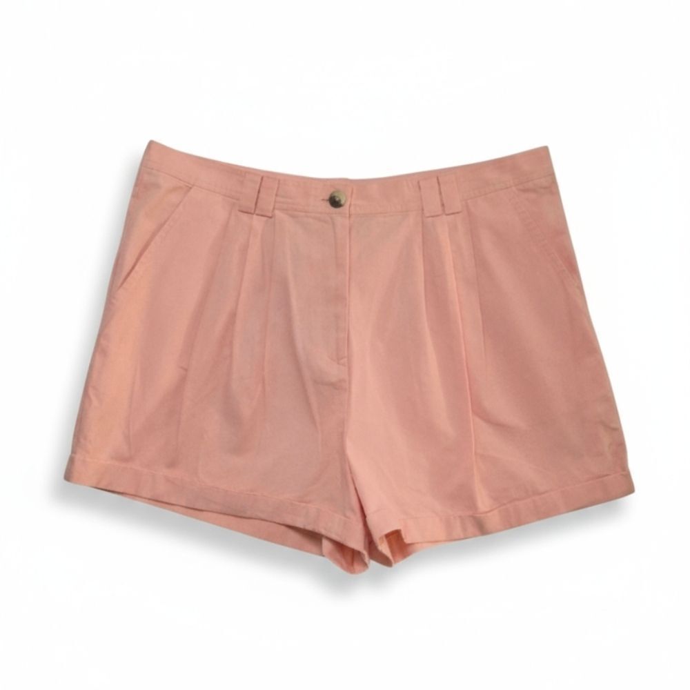 ASOS Peach Bermuda Shorts Tailored High-Waisted Size 14